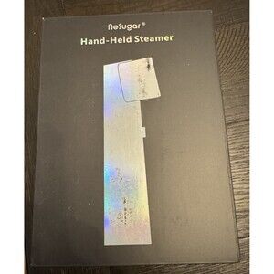 Nib Nesugar Black Hand Held Clothes Steamer New